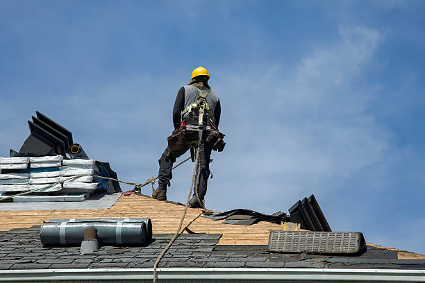 Professional Metal Roofing technician working in Farmingdale, NY